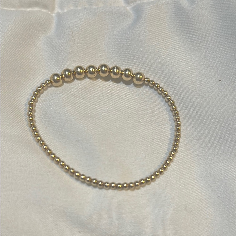 ENewton Elegant Gold Beaded Bracelet
